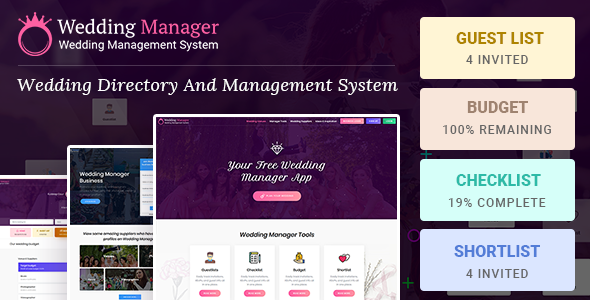 Weding Manager Preview Image